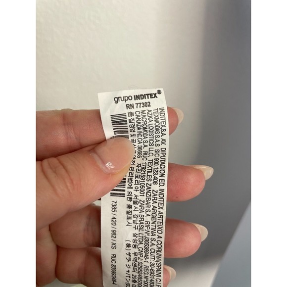 Zara XS Flowy Crop Top Mint Green Strappy Lace Up Back Square Neck New - Picture 14 of 16